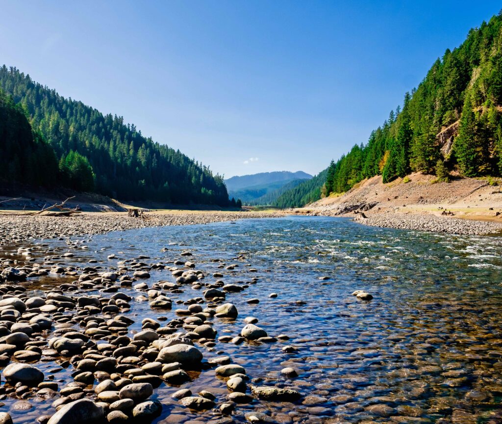 Upper Middle Fork Willamette River in Oregon